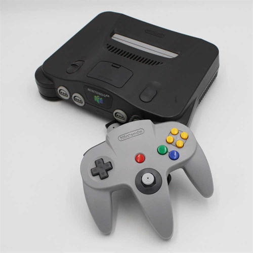 Nintendo 64 Console - Charcoal Grey - SNR NUP15573577 (B Grade) (Genbrug)